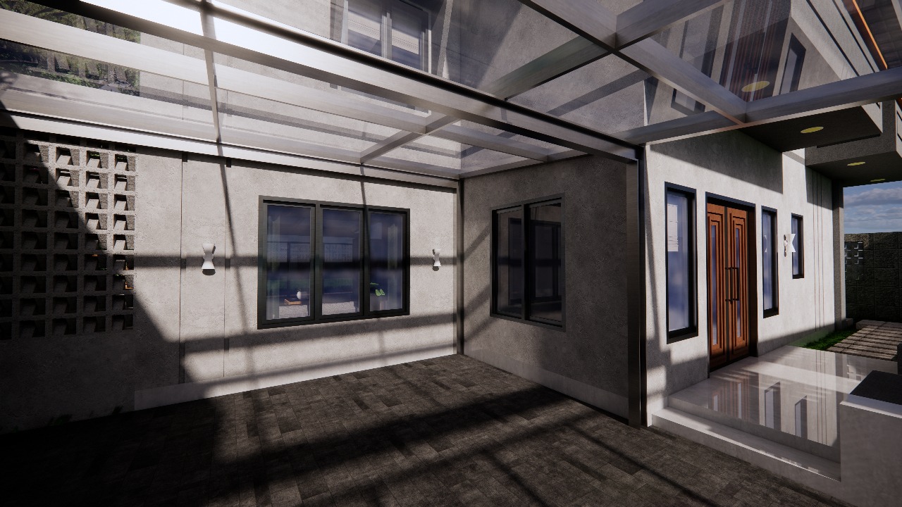 STUDIO PERANCAGNAN ARSITEKTUR 1 - SEAMLESS BOX HOUSE